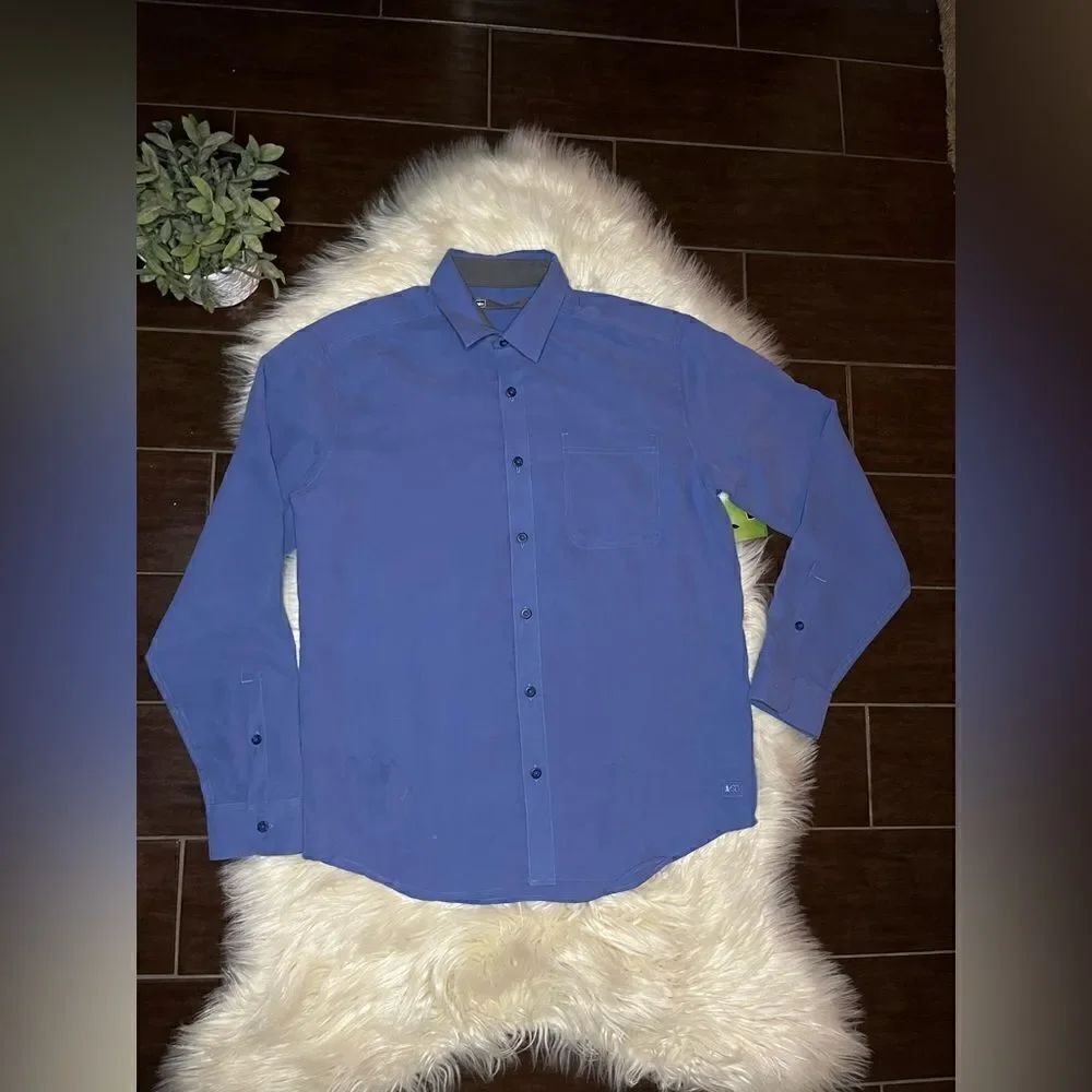 REI Co-op Sausalito blue Long-Sleeve Shirt sz Medium